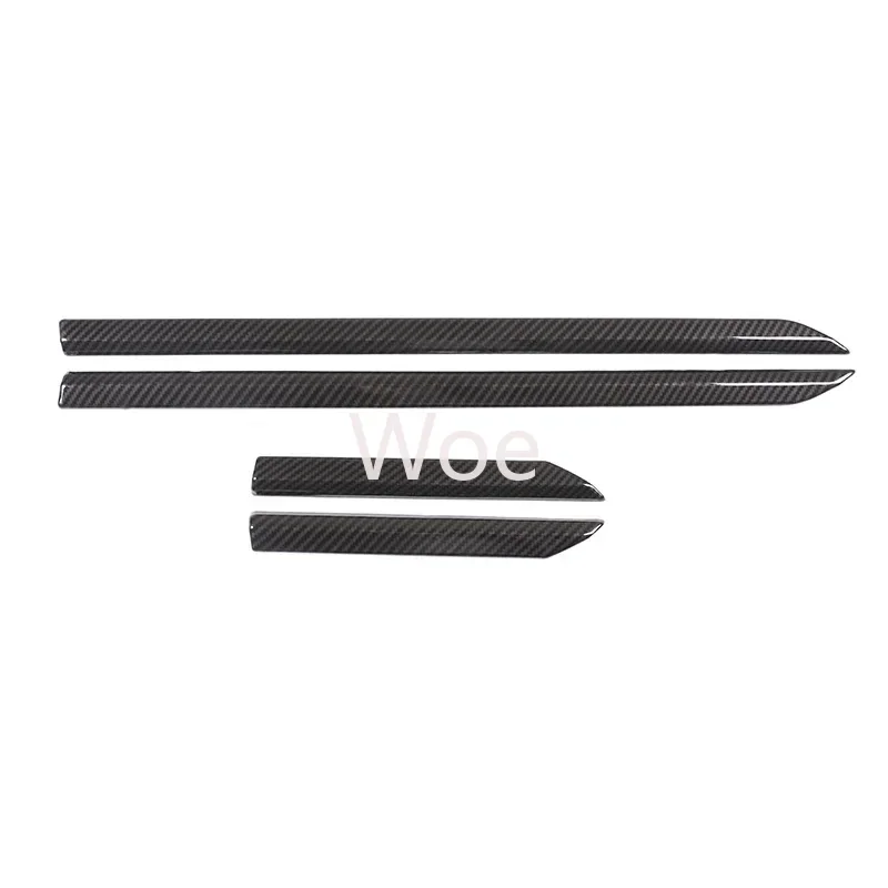 Woe For Land Rover Range Rover Velar 2017-2024 ABS Carbon Fiber Car Side Fender Cover Trim Exterior Car Accessories