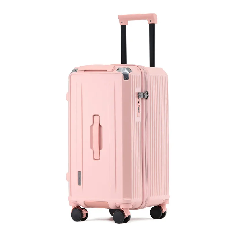 spinner wheel, password, thickened trolley suitcase, 22 inches, high appearance, 28 checked suitcases, men and women