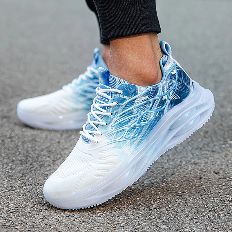 

Large Size Men Road Running Shoes Summer Sneakers Breathable Basketball Shoes Unisex Jogging Shoes Outdoor Trekking Shoes Men