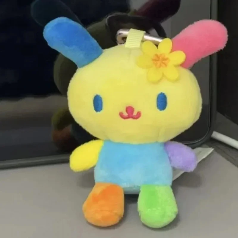

Sanrio Usahana Plush Keychain, Kawaii Flower Rabbit Stuffed Animal Bag Charm, Cute Soft Bunny Pendant for Girls Birthday Gift