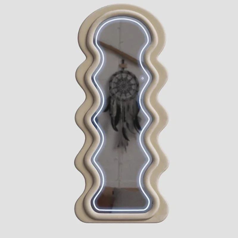 Barber Light Mirror Items Twisted Wonderland Standing Traffic Shower Mirror camera da letto Compact Cute flessibile Espelhos prodotti per la casa