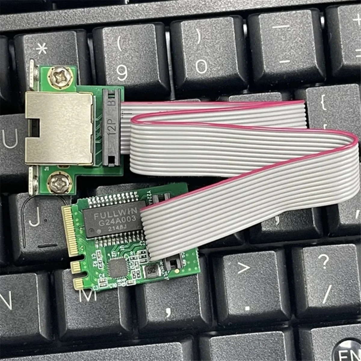 M.2 A Key and E Key Adapter Card to Single RJ45 Port 10/100/1000Mbps Ethernet Networks Card for Desktop Computer