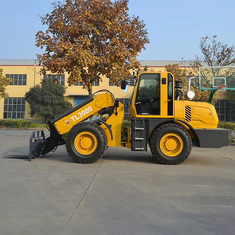 SYNBON 3.0ton Mini Earth Moving Construction Heavy Machine Telescopic Boom Wheel Loader