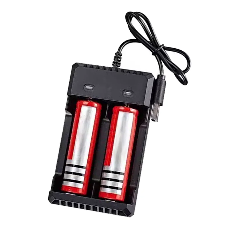 18650 3.7V Cycle Charging 4200mAh ，100% Original  Rechargable Battery   for LED Lantern Torch+USB Charger