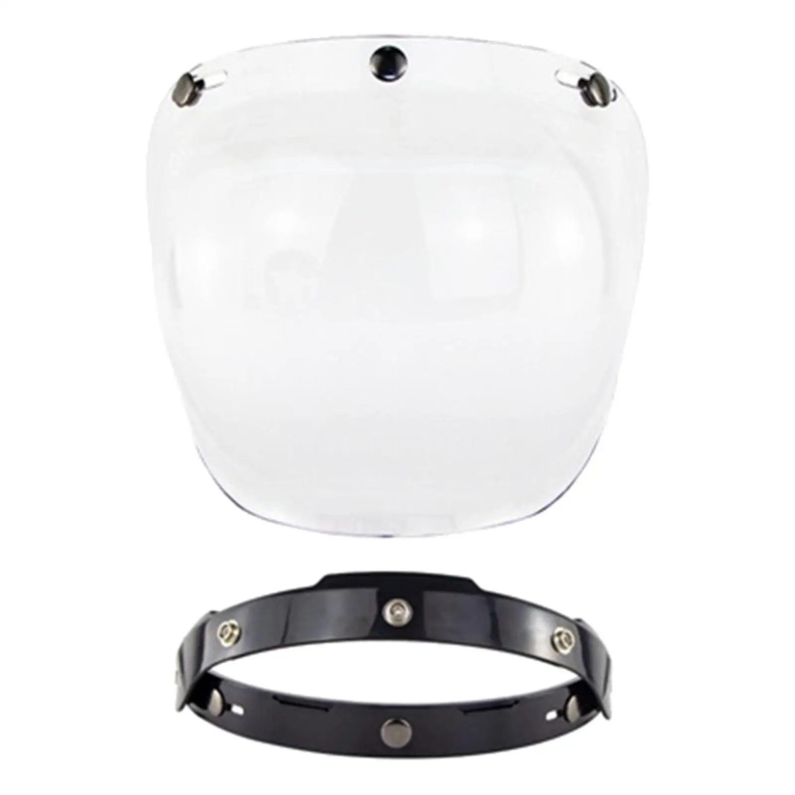 3 Snap Visor Lens , Helmet Lens Visor with Visor Base Attachment for Open Lens Flip up Down