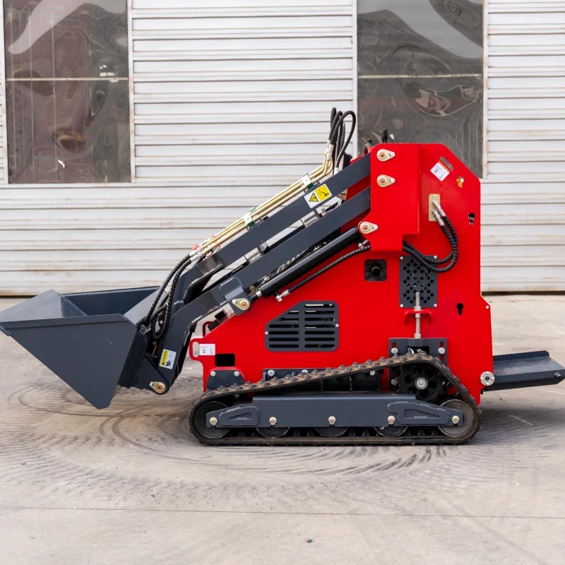 China Rail Engine Powerful Compact Tracked Skid Steer Loader Fully Hydraulic System for Heavy-Duty Construction