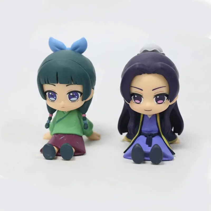 アニメ 6 センチメートル薬屋日記猫猫金師 Q バージョン座り姿勢アクションフィギュアモデルデスクトップ装飾装飾品ギフト