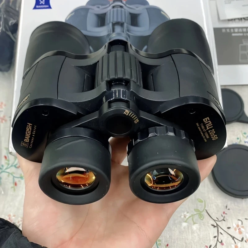 Baigish War God 4th Generation ED Binoculars, High Power HD Low Light Night Vision Professional Binocular for Bee Finding & Sigh
