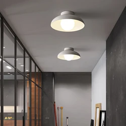 Japanese Style Ceiling Light Modern LED Ceiling Lamp Round G9 5W Indoor Lighting Room Decor For Living Room Bedroom Corridor