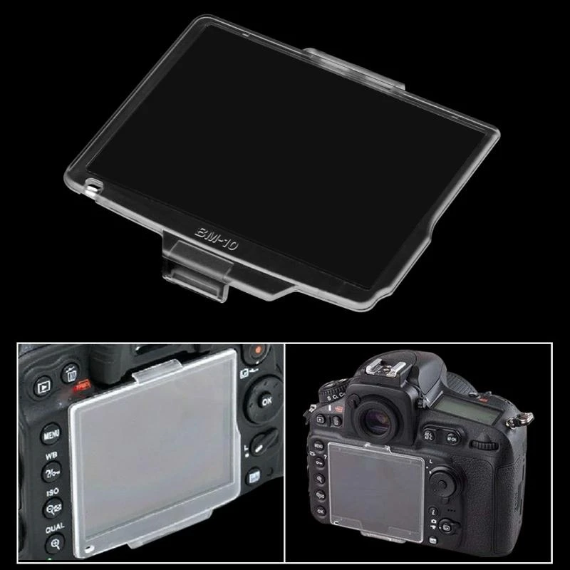 J78A Hard LCD Monitor Cover Screen Protector for D90 BM-10 Camera Accessories