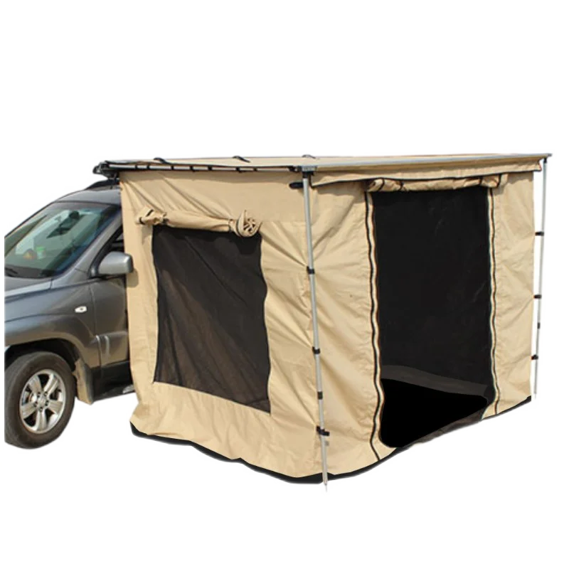 Car Side Awning Annex 2X2 Changing House Tent With Annex Room, 4X4 Outdoor Pull Out Change Room Awning Tent