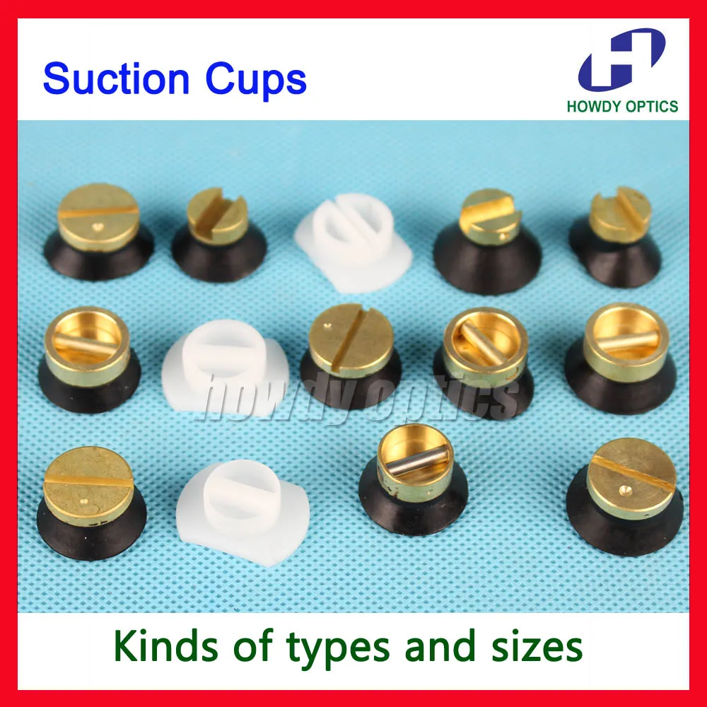 10pcs Glasses Universal Lens Block Suction Cup For Auto Lens Edger Optical Accessories