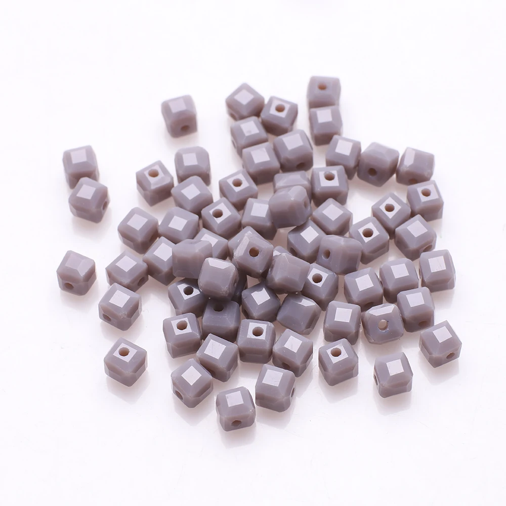 2 3 4 6 8 10mm Austrian Crystal Glass Square Beads Crfats Material Jewelry For DIY Making Bracelets Earring Rings Accessories