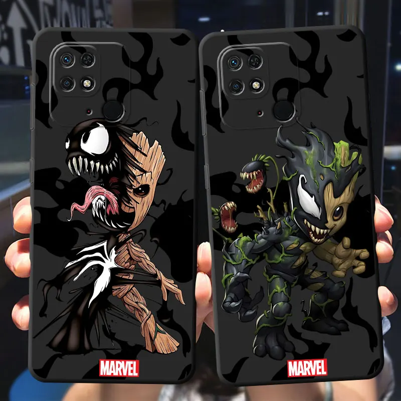 Marvel Groot Phone Case for Redmi Note 9T 11S 9S 10S 12S 10 11 Pro 13 Pro 12 8T 9 8 7 12 Pro Plus 12 Shockproof Cover Silicone