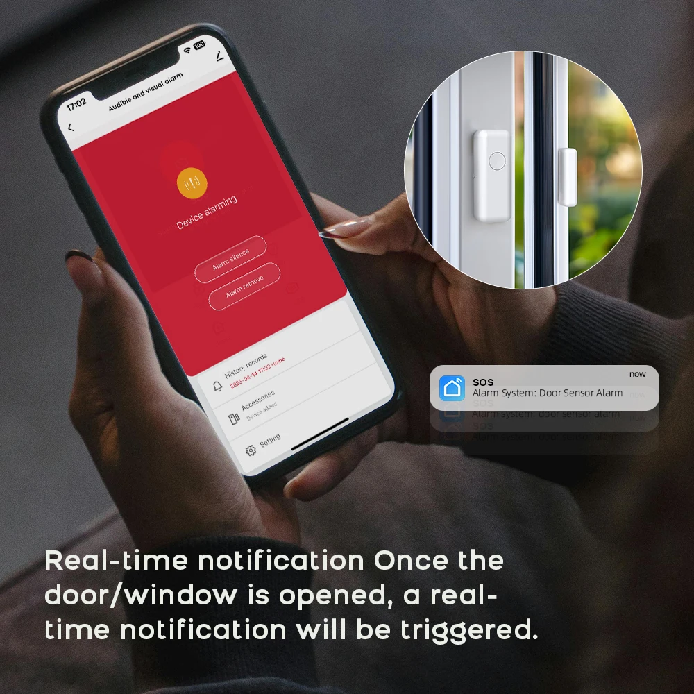 GSM Wifi Tuya نظام إنذار لاسلكي للمنزل الذكي مضاد للسرقة تطبيق Smart Life متوافق مع Alexa لمرآب المكاتب والشقة