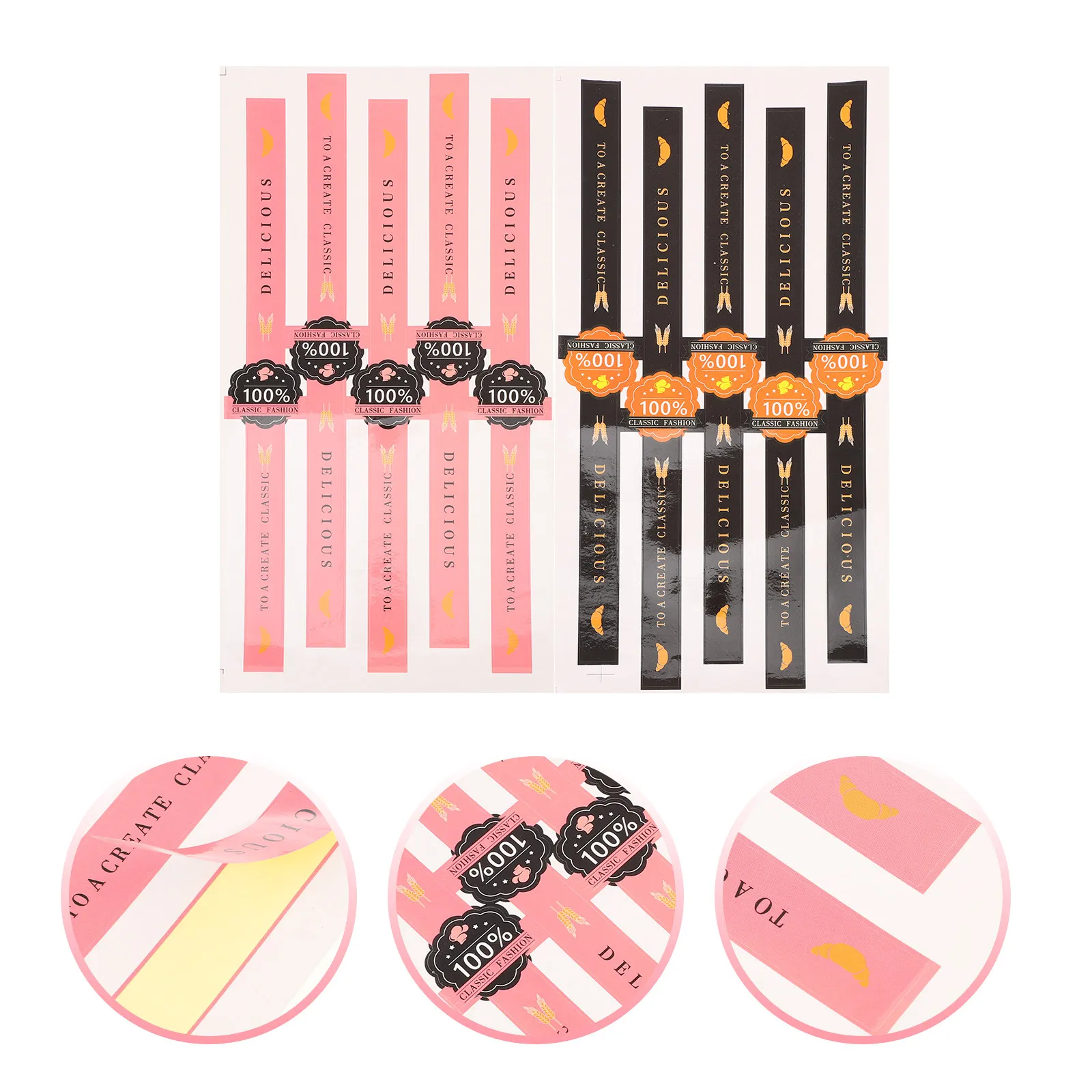 

50 шт. самоклеящихся этикеток для выпечки, подарочных карт, конвертов, для малого бизнеса и бутиков, повышающие эффективность