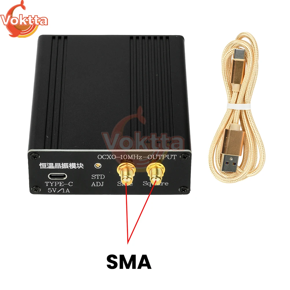 

10 м эталонная пластина, модуль кварцевого генератора с постоянной температурой, 10 МГц, прямоугольная волна, синусоидальный выход, плата OCXO типа C