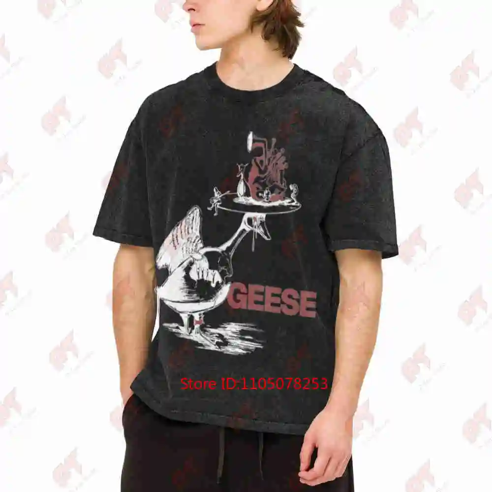 Geese Band 2025 Vintage Washed Tee Pure Cotton T-Shirt