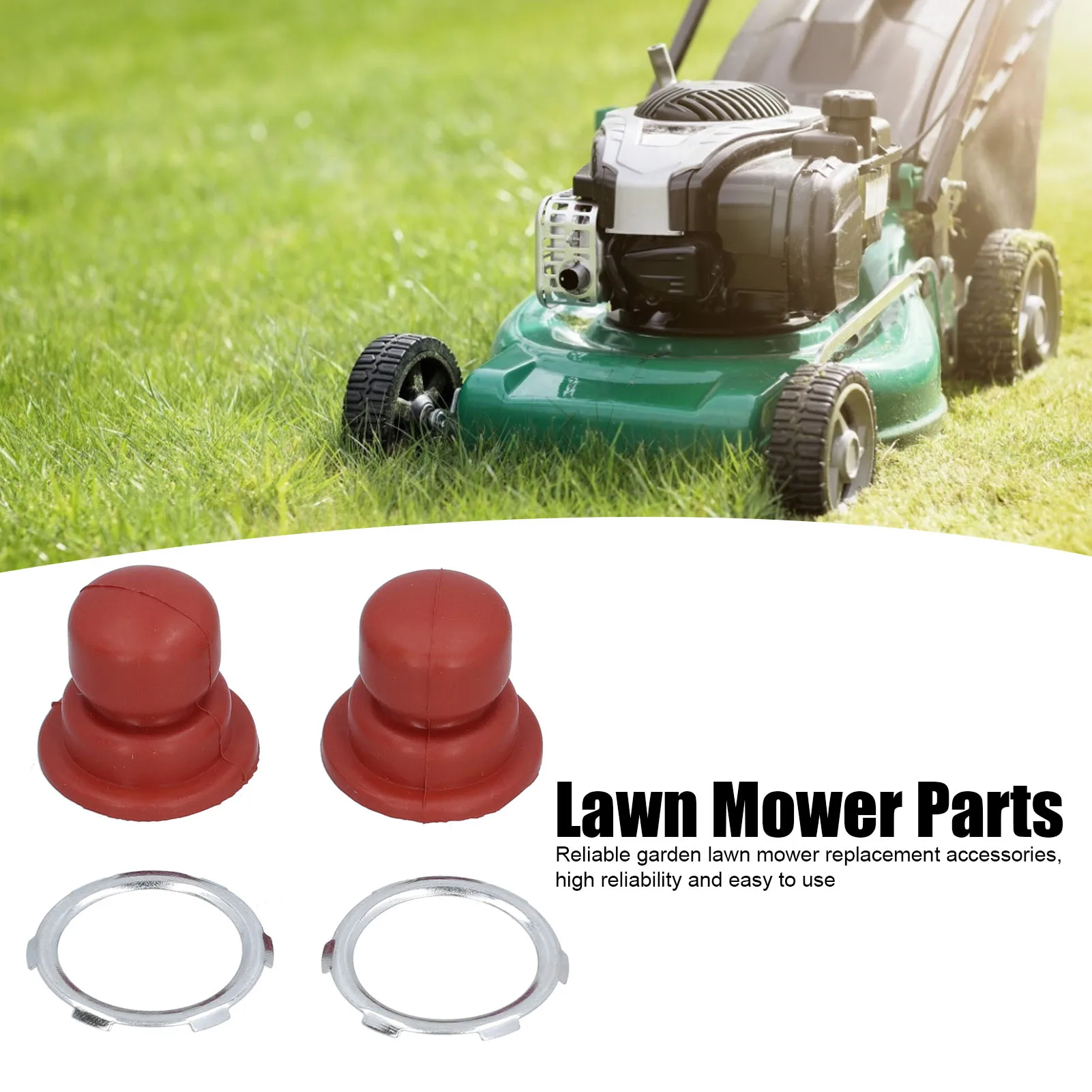 2Pcs Primer Bulb Rubber Fuel Pump Bulb Replacement Lawn Mower Engine Parts Easy Install Garden Tool for Tecumseh 36045A 36045
