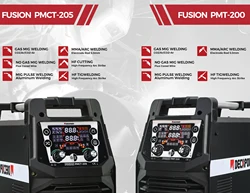 Decapower FUSION Полуавтоматически Semi-automatic Synergy Pulse MIG MAG MMA HF TIG 6 IN 1 Gas no Gas Welding Cutting Machine