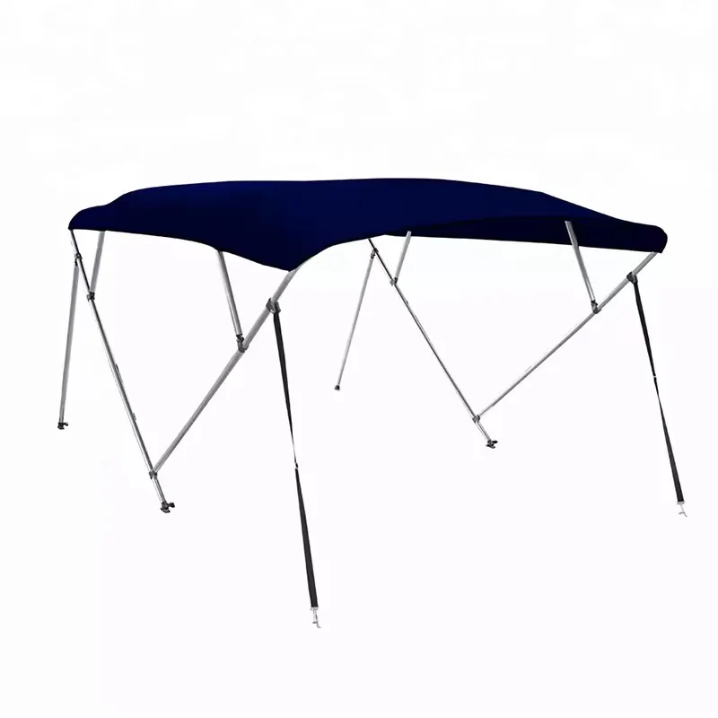 Factory Wholesale Price 3 Bow Bimini Top Boat Awning 600D Oxford Fabric Boat Bimini Tops for Boat