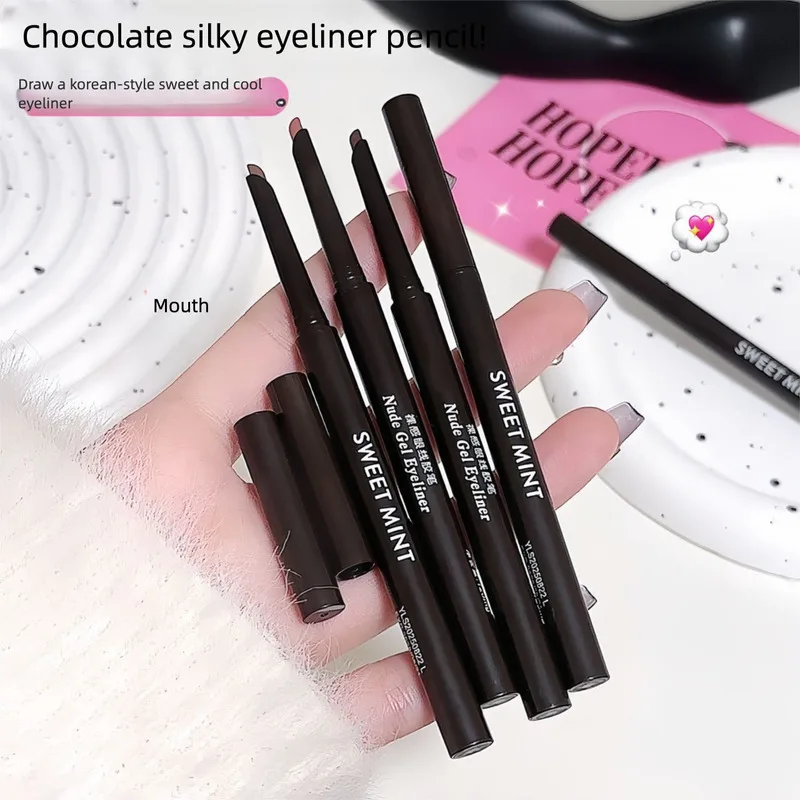 Sweet Mint Barely There Gel Eyeliner Pen Slanted Tip Blade Edge Long-Lasting Waterproof Smudge-Proof for Lower Eyelid Aegyo-Sal