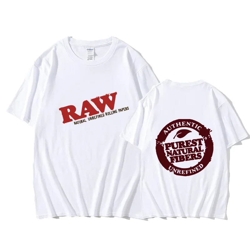 Raw American Retro T Shirts 202 Brand New Men Short Sleeve T-shirt Fashion Street Hip Hop Rock Streetwear Men Swag Tshirt