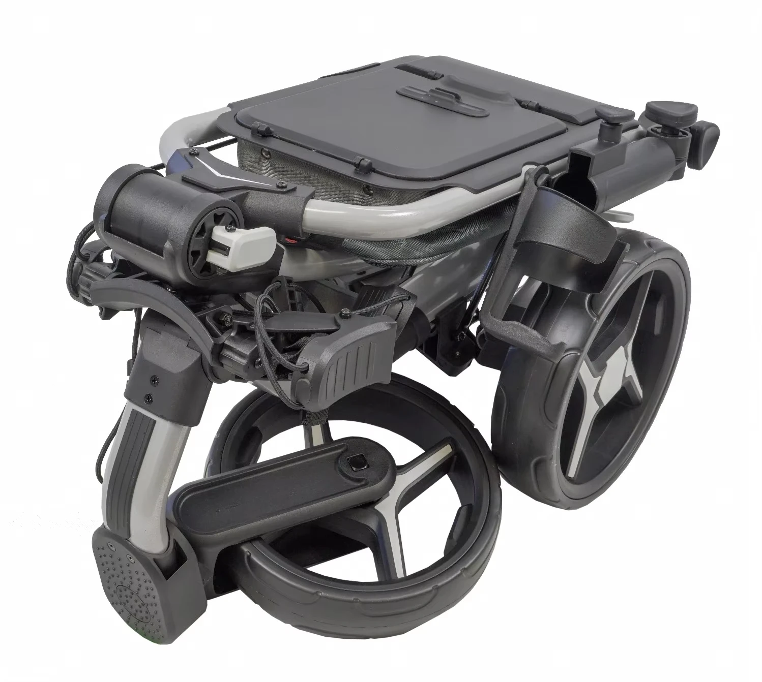 Axglo Hand Push Golf Cart  With Adjustable Handle and Dual Hand Brakes Lightweight 3-wheel Golf Trolley Only 8.2 KGs