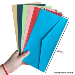 20pcs/lot DIY multifunction gift cover candy color window paper envelope for greeting cards praty wedding invitation