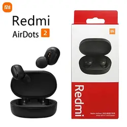 Новая беспроводная Bluetooth-гарнитура Xiaomi Redmi Airdots 2, наушники с микрофоном, Bluetooth-наушники Airdots 2 Fone, беспроводные наушники