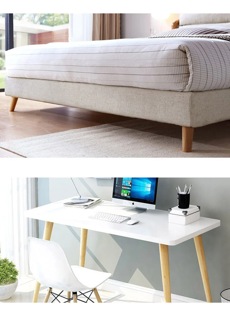 4Pcs Solid Wood Furniture Legs Height10-30cm Inclined Cone Sofa Bed Cabinet Table and Chair Replacement Feet Sloping