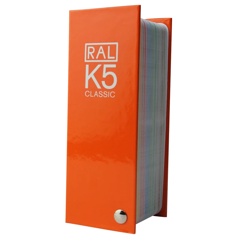 Imagem -04 - Ral Cartão k5 215 Cores Pintura Revestimento Pigmento Metal Material de Construção Amostra Padrão Europeu Alto Brilho Matte Impressão Cor