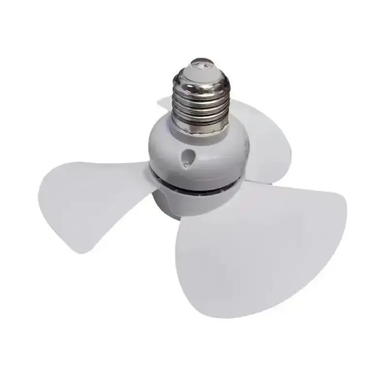 5W Small Cooling Fan E27 Screw Home Ceiling Fan Desktop Electric Fan for Kitchen Bedroom Dormitory Living Room Study,Table Fans