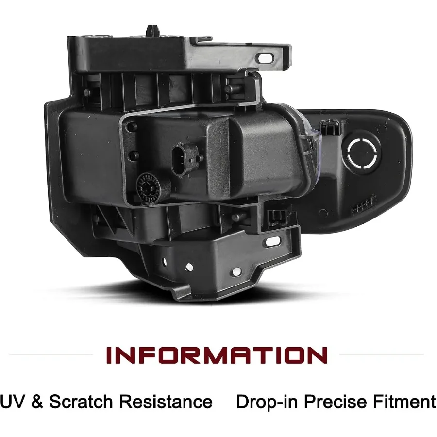 أضواء الضباب LED ل دودج رام 1500 20192024 استبدال مصباح الضباب الأمامي مع قوس ومجموعة الأسلاك عالية السطوع المزدوج العلوي #3