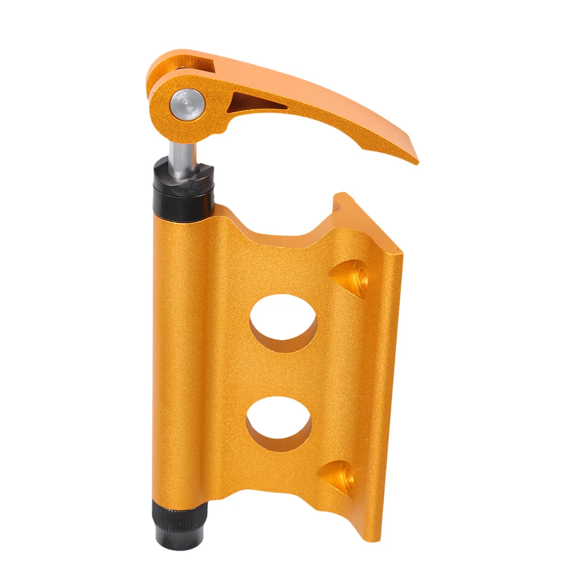 Bike Block Fork Mount Mountain Bike Front Wheel Holder Yellow Alloy Heavy Bearing Quick Release Skewer for Outdoor Storage