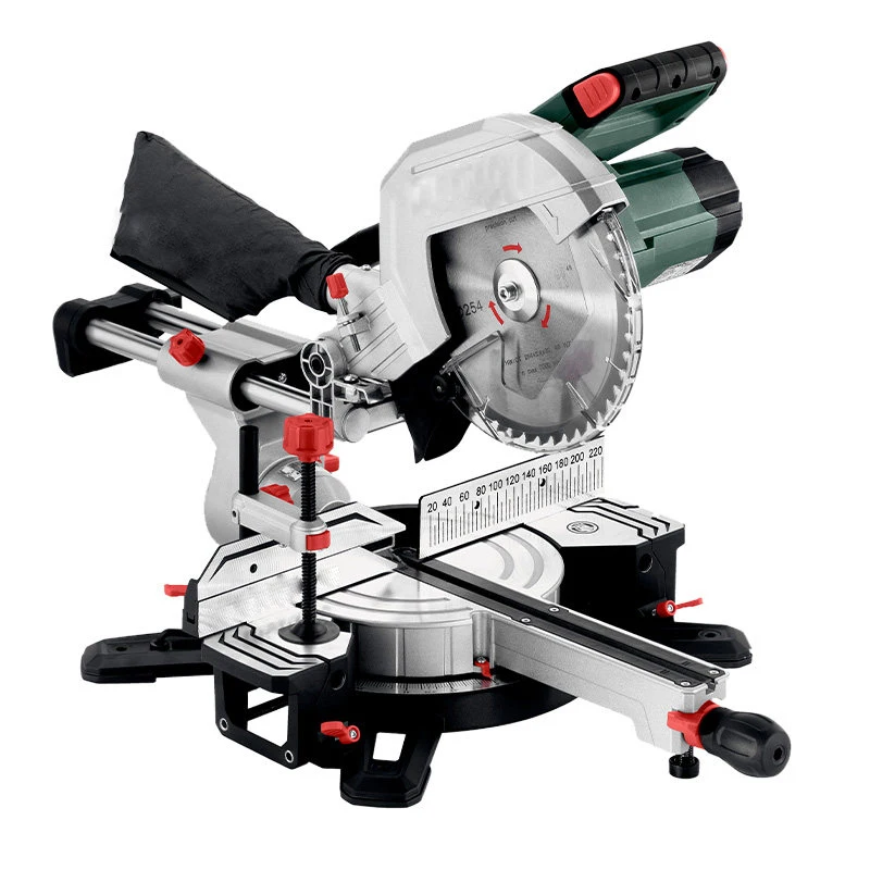 8-Inch Aluminum Profile Cutting Machine Woodworking Oblique Cutting Angle 1500W Woodworking Saw Aluminum Machine