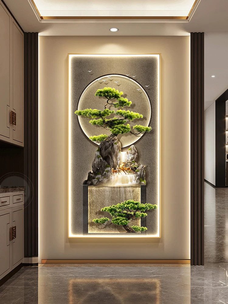 Home Decoration Painting Corridor Hanging Painting Modern LED Wall Lamp Luxury High-end Entrance Lustre Mural Light Living Room