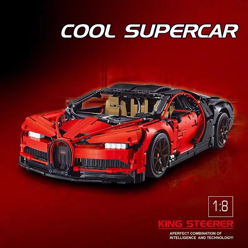 

Super Sport Racing Car Model Bricks Set Compatible With 42083 20086 3388A 3388B Building Blocks Toys for Kids Birthday Gifts