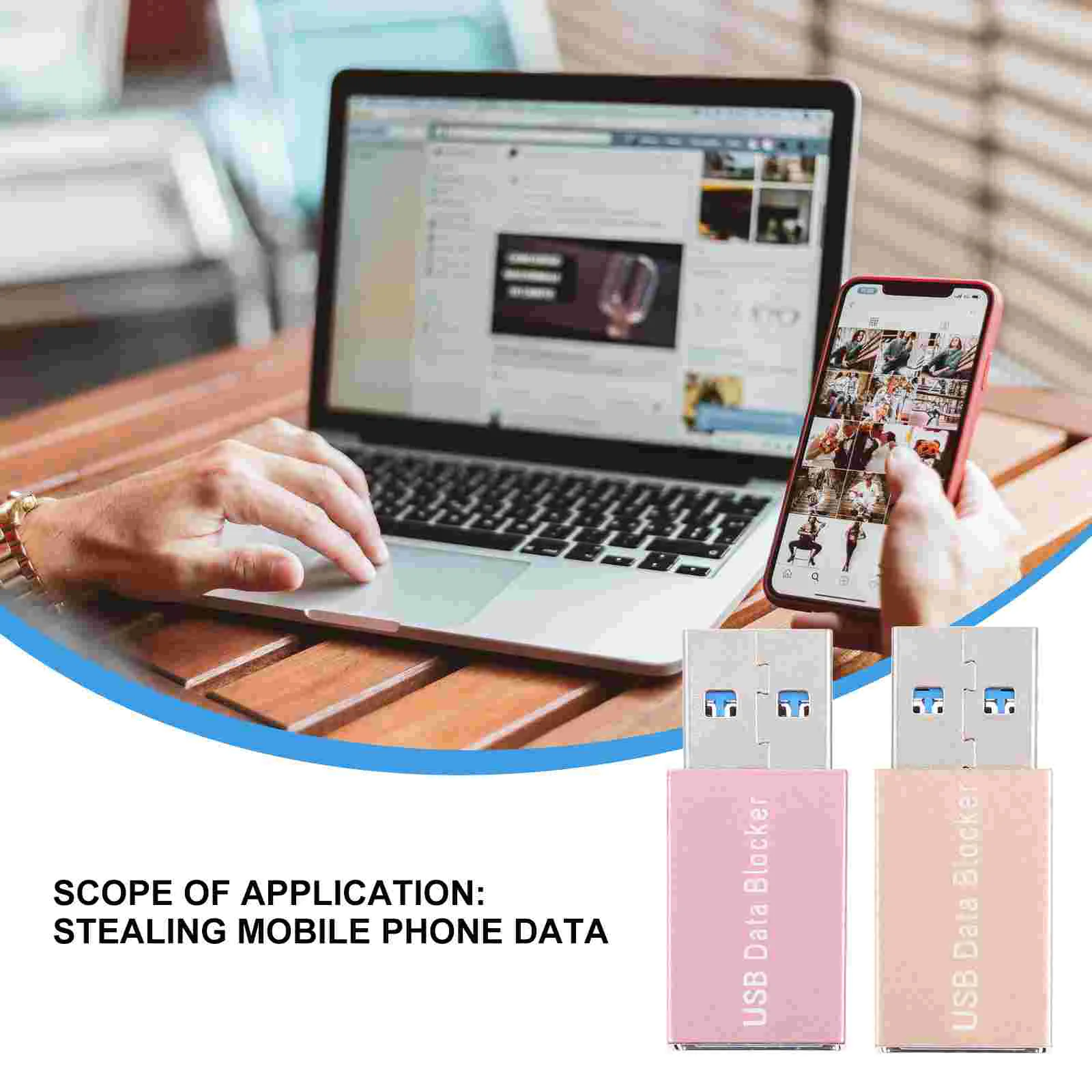 2PCS Praxis Sicher Lade Daten Blocker Usb USB Daten Blocker Daten Blocker für USB Stecker Daten Blocker