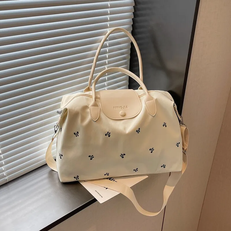 high-aesthetic-large-capacity-travel-bag-lightweight-portable-short-trip-storage-handheld-luggage-bag-sports-bag-for-outings