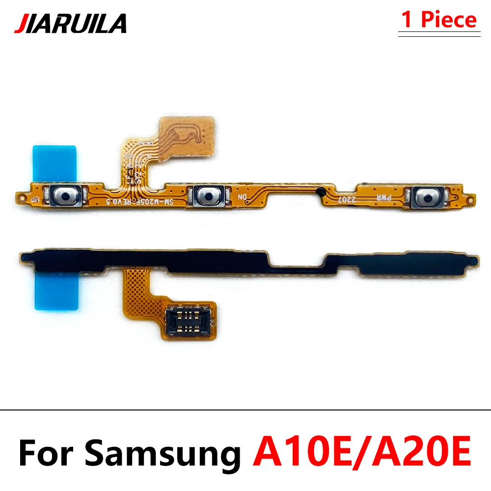 50Pcs， Power Switch On/Off Button Volume control Key Button Flex Cable For Samsung A10S A20S A02S A10 A21S A30S A50S A70S