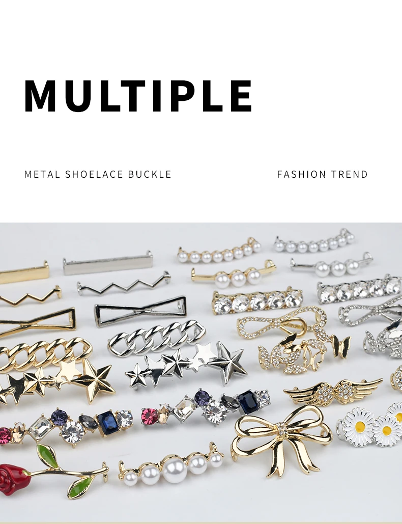 Schnürsenkel-Clips, Dekoration, Schnürsenkelschnalle, Schuhe, Charm, Turnschuhe, Perle, glänzende Strass-Steine, für Damen und Mädchen, Schnürsenkel, dekorativ, 1 Stück – Detail 6