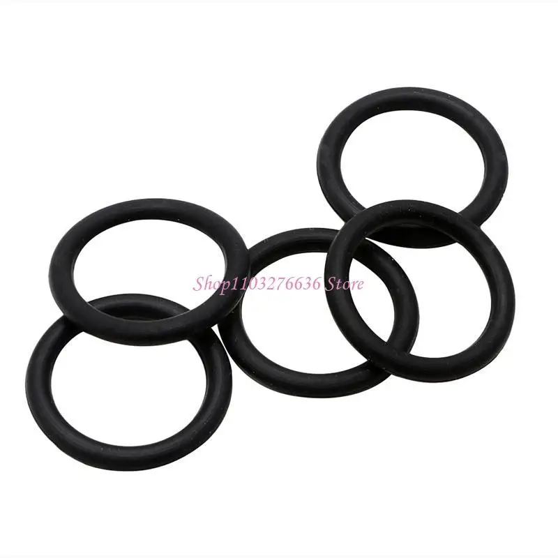 R6FD 5pcs/set O-Rings Silicone Baby Dummy Pacifier Chain Clips Adapter Holder