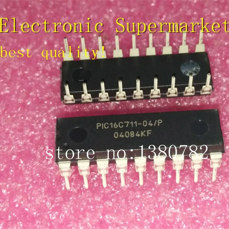 

Free Shipping 50pcs/lots PIC16C711-04/P PIC16C711 DIP-18 New original IC In stock!