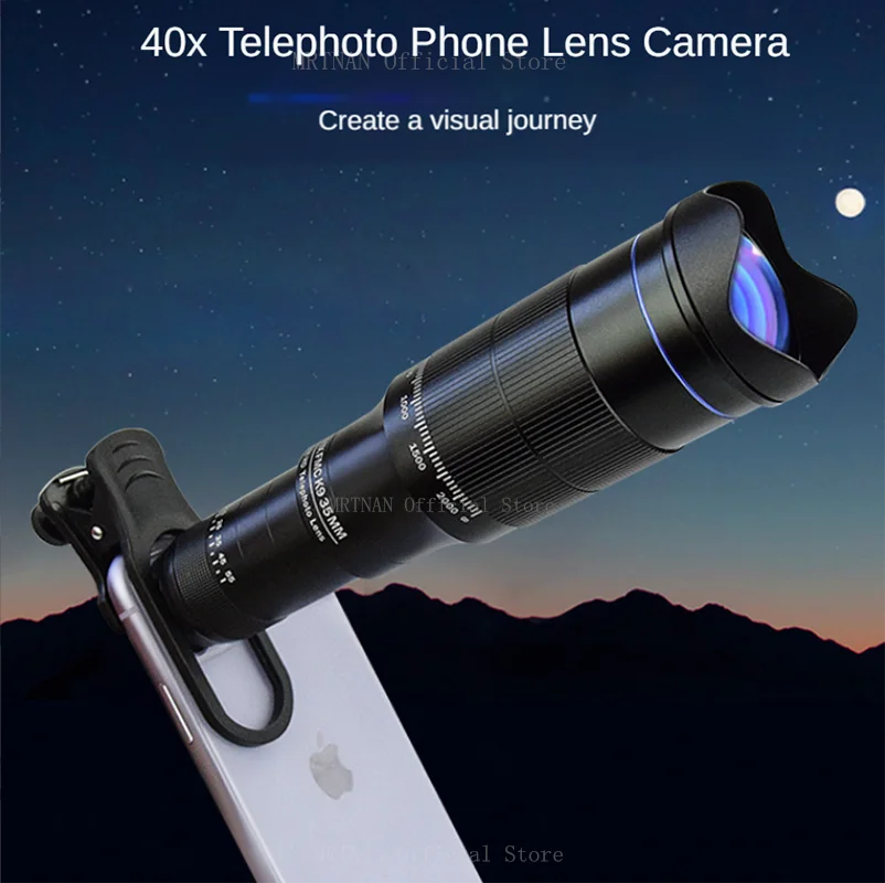 Monocular profesional HD con zoom para turismo y camping, trípode