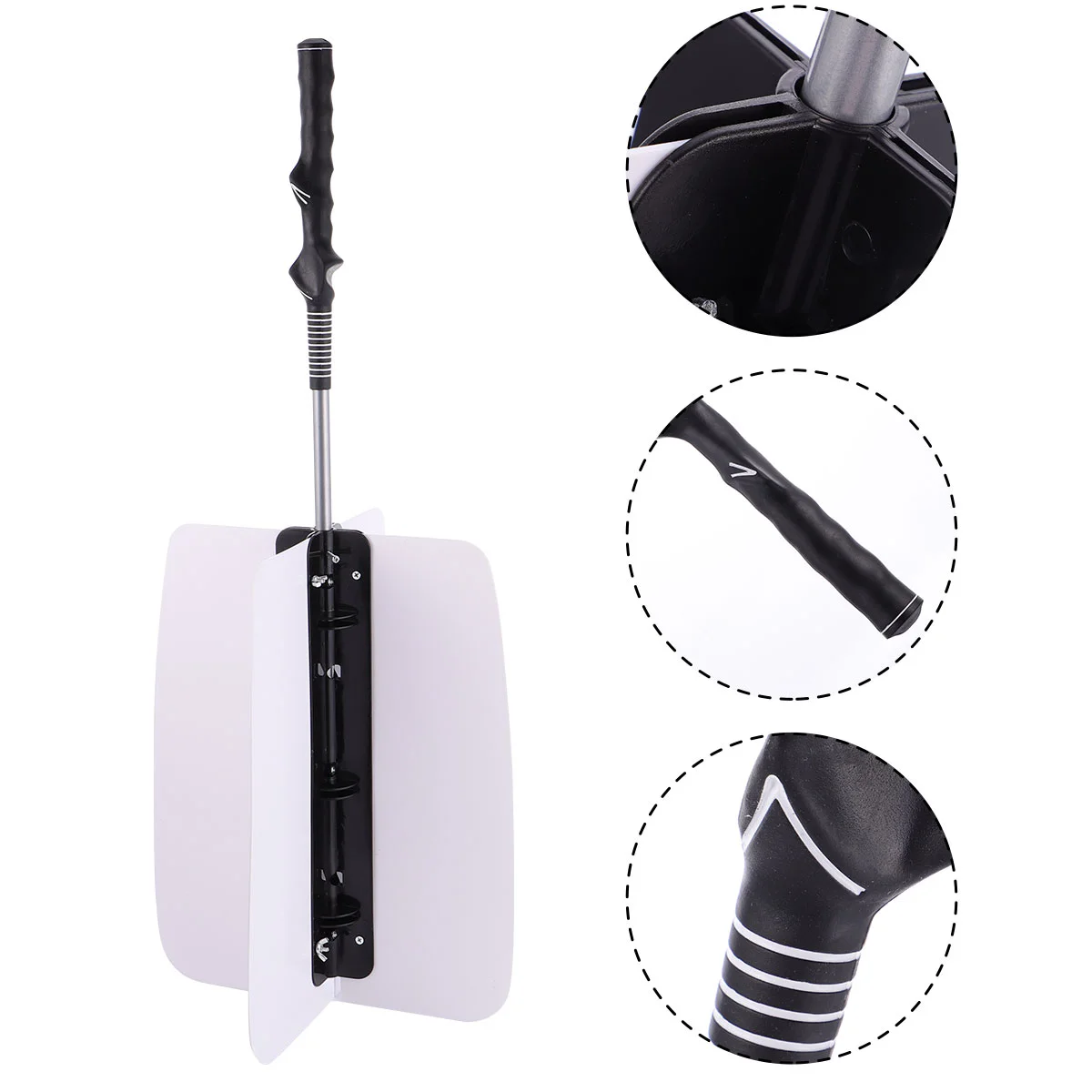 Golf Fan Trainer Training Aids Swing Practice Wind Plastic Grip Equipment Swingers Tool