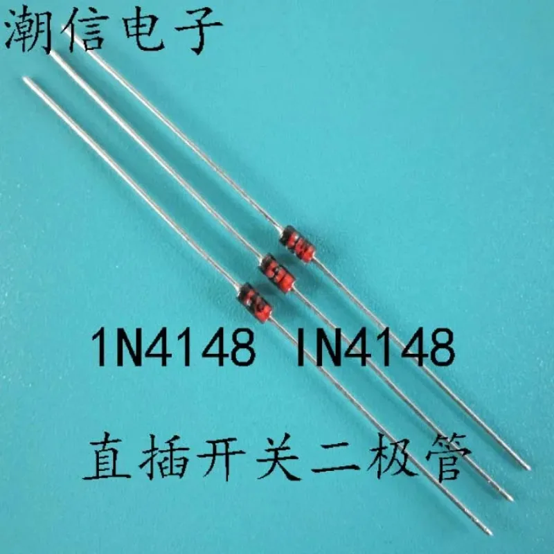 10PCS/LOT 1N4148 IN4148 in-line switching diode 150MA 75V DO-35