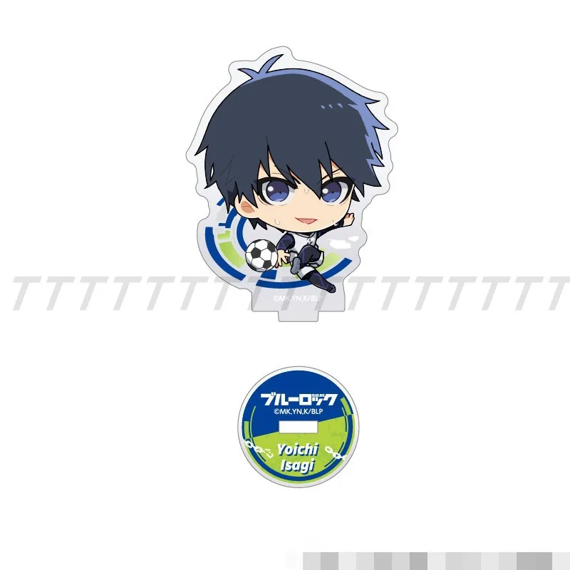 Game Itoshi Rin Chigiri Hyoma Bachira Meguru Nagi Seishiro Acrylic Stand Doll Anime Mini Figure Model Plate Cosplay Toy for Gift