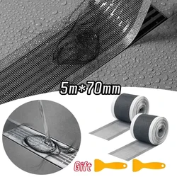 4 Rolls/5m Cutable Shower Drain Hair Catcher Self-Adhesive Floor Drain Stickers Disposable Mesh Sink Strainer Filter Bathroom