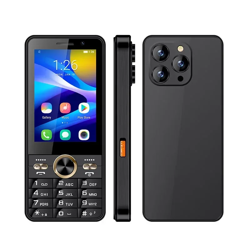 UNIWA HOPE XS17 4G Telefon z klawiaturą dotykową Czterordzeniowy smartfon Android 8.1 2GB+16GB 2500mAh 3.5 Inch Telefon komórkowy Whatsapp GPS — zdjęcie produktu 8